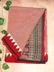 Mul Cotton Ajrakh Print Saree