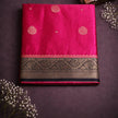 Semi Satin Silk Saree – Rich Zari Border