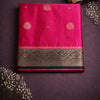 Semi Satin Silk Saree – Rich Zari Border