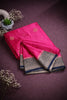 Semi Satin Silk Saree – Rich Zari Border