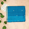 Pure Matka Tissue Silk Saree- Aqua Blue