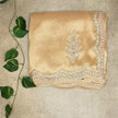 Pure Kanchi Tissue  With Handwork Saree - Champagne Gold