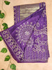 Pure Modal  Handwork Bandhini Dye Saree