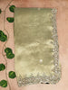 Pure Kanchi Tissue Silk Handwork Saree - Pastel Pistachio Green