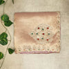 Pure Kanchi Silk Saree with Handwork - Copper Gold