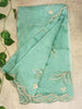 Pure Organza Saree  - Pastel Sea Green