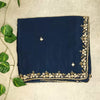 Pure Chinon Saree with Handwork