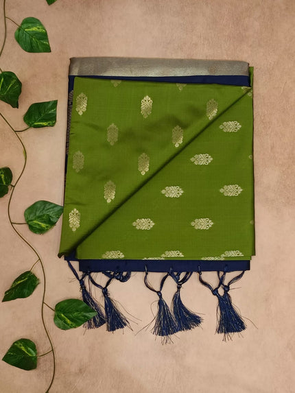 Semi Gadwal Silk Saree – Elegant Zari Weaving