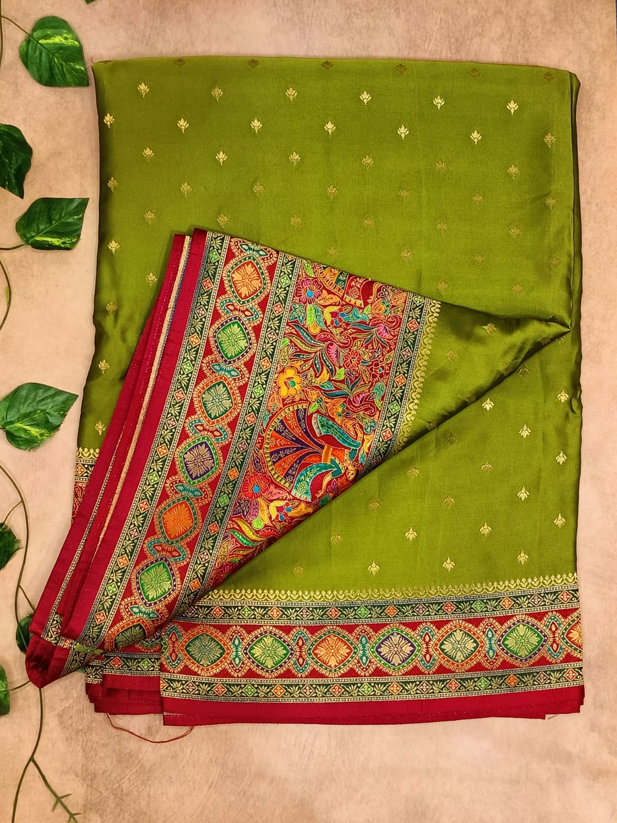 Viscose Organza Satin Saree – Rich & Elegant Drapes
