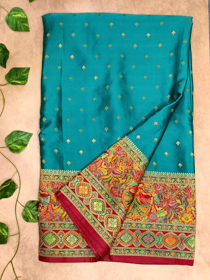 Viscose Organza Satin Saree – Rich & Elegant Drapes
