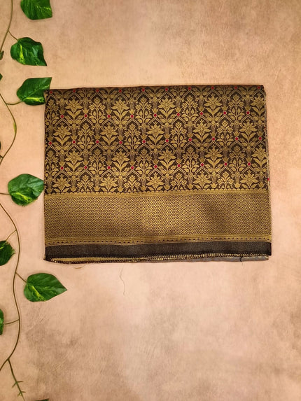 Khadi Brocket Saree – Classic Woven Elegance