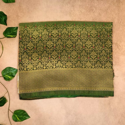 Khadi Brocket Saree – Classic Woven Elegance