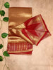 Pure Tissue Temple Border Saree – Traditional Radiance