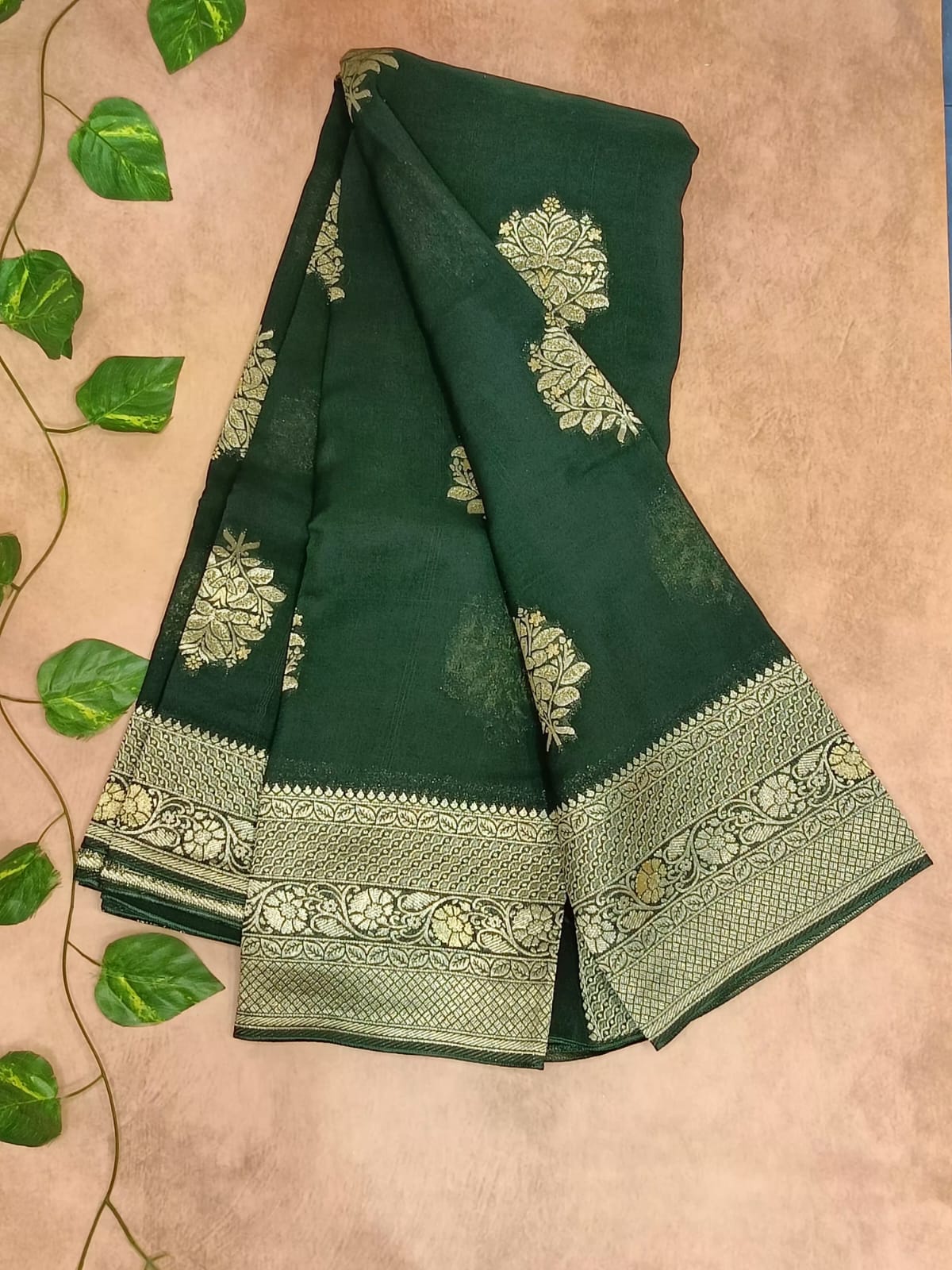 Bunny Tussar Saree – Grace in Every Drape