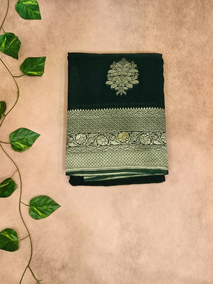 Bunny Tussar Saree – Grace in Every Drape