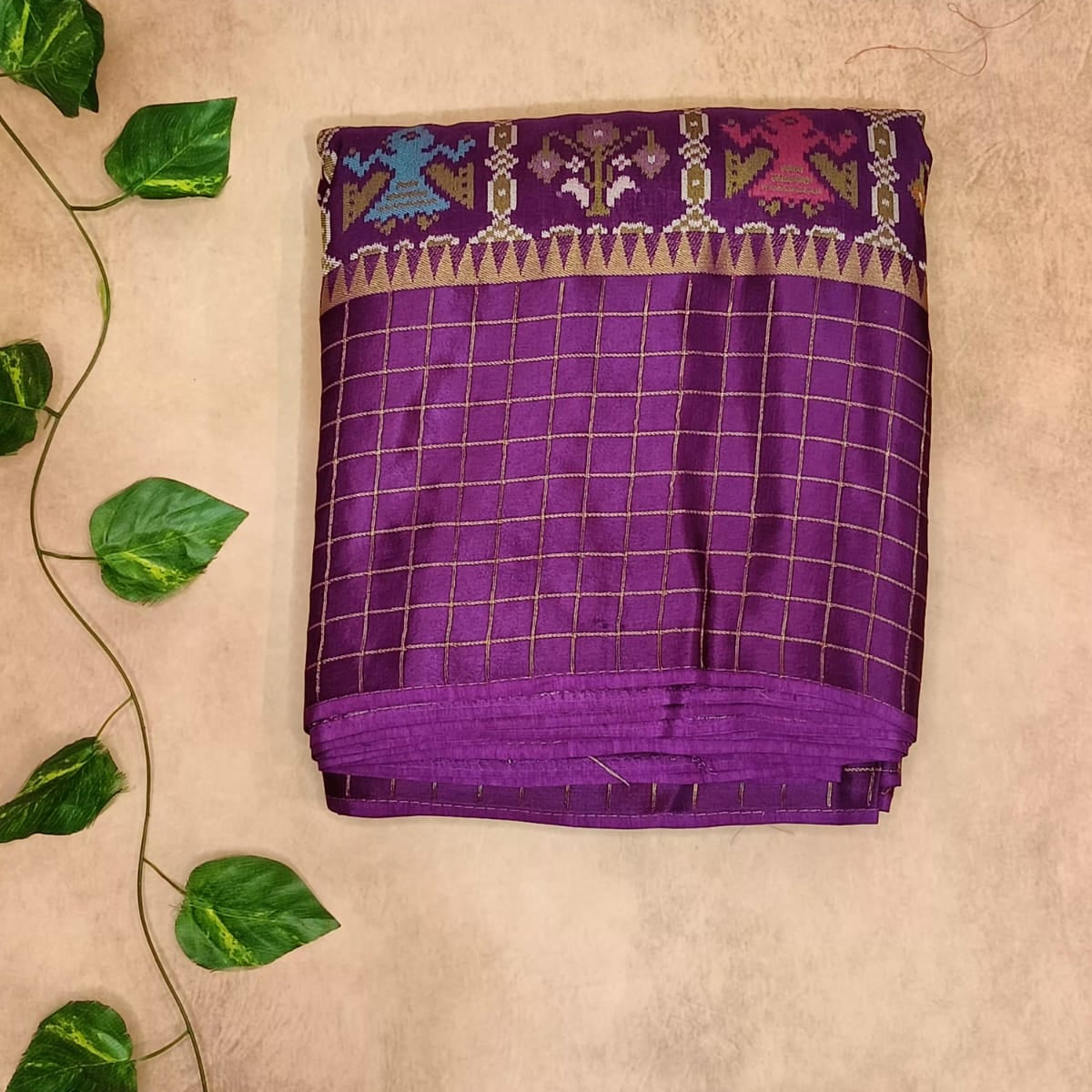 Pure Patola Satin Border Saree – Heritage Elegance