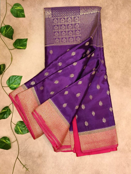 Halfmix Crepe Saree – Grace with a Modern Twist