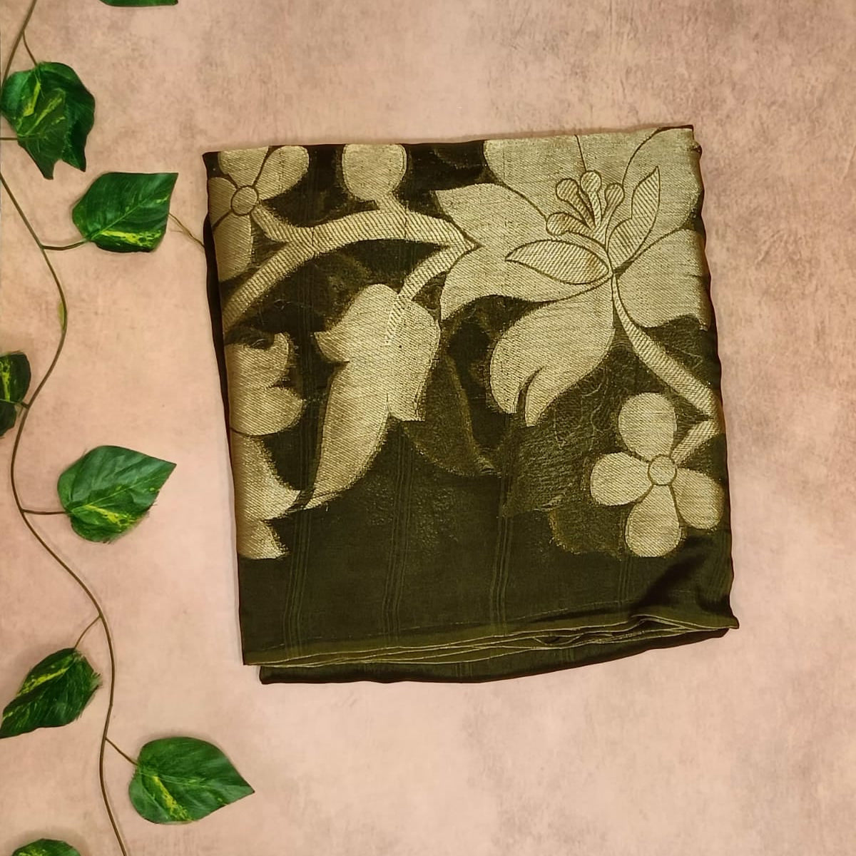 Pure Kora Saree – Elegant Floral Weave Collection