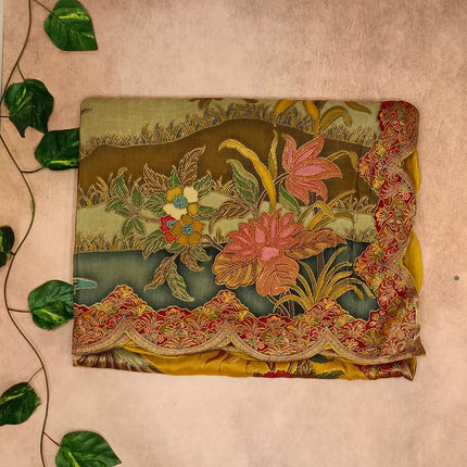 Pure Viscose Saree – Designer Floral Print Collection