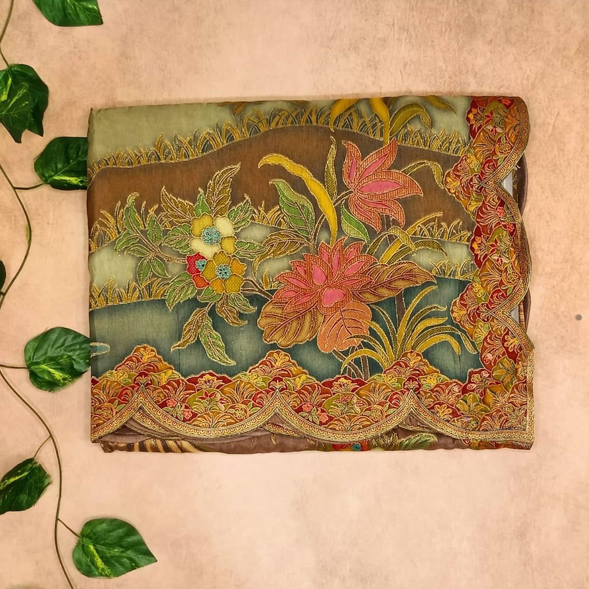 Pure Viscose Saree – Designer Floral Print Collection
