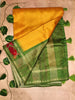 Tussar Fancy Embroidery Border Saree – Elegant Festive Collection