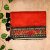 Tussar Fancy Embroidery Border Saree – Elegant Festive Collection