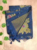 Pure Linen Saree – Elegant Floral Weave Collection