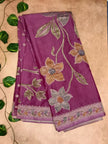 Georgette Floral Print Saree – Elegant Bloom Collection
