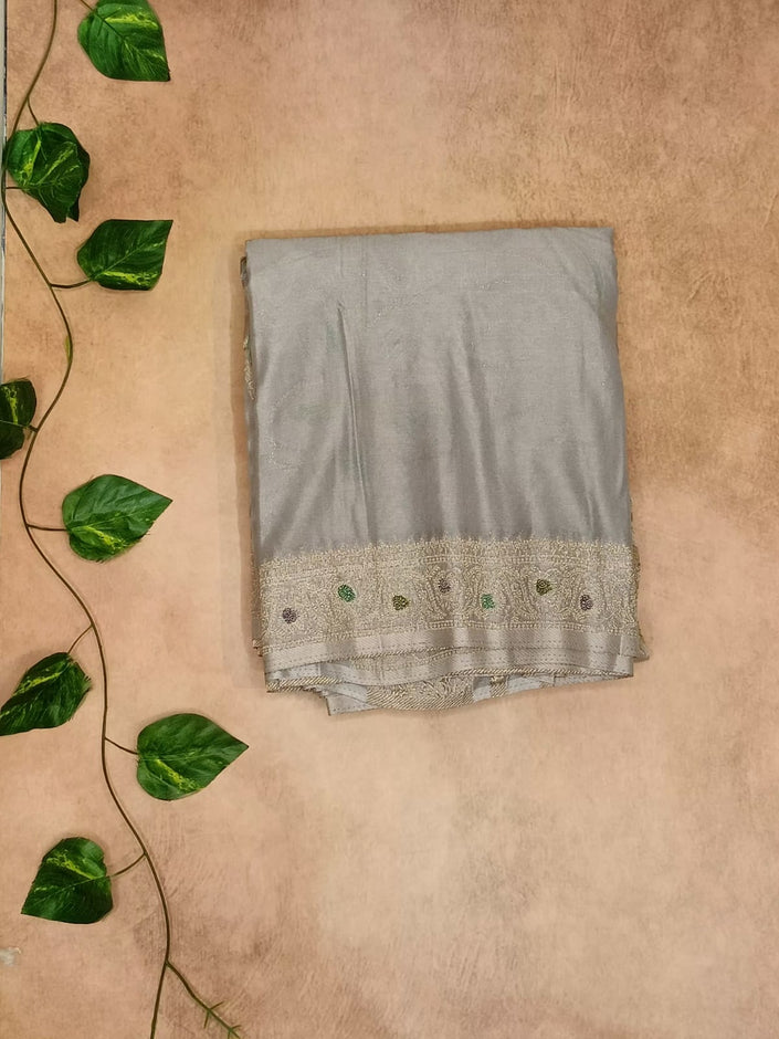 Georgette Floral Print Saree – Elegant Bloom Collection
