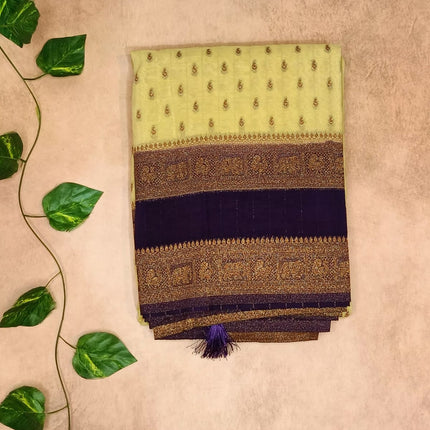 Georgette Small Butta Saree – Classic Elegance Collection
