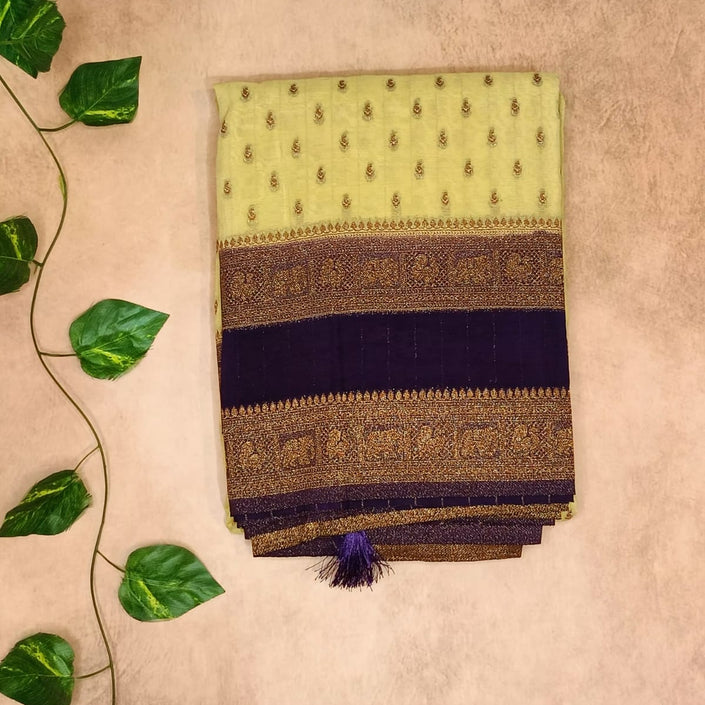 Georgette Small Butta Saree – Classic Elegance Collection