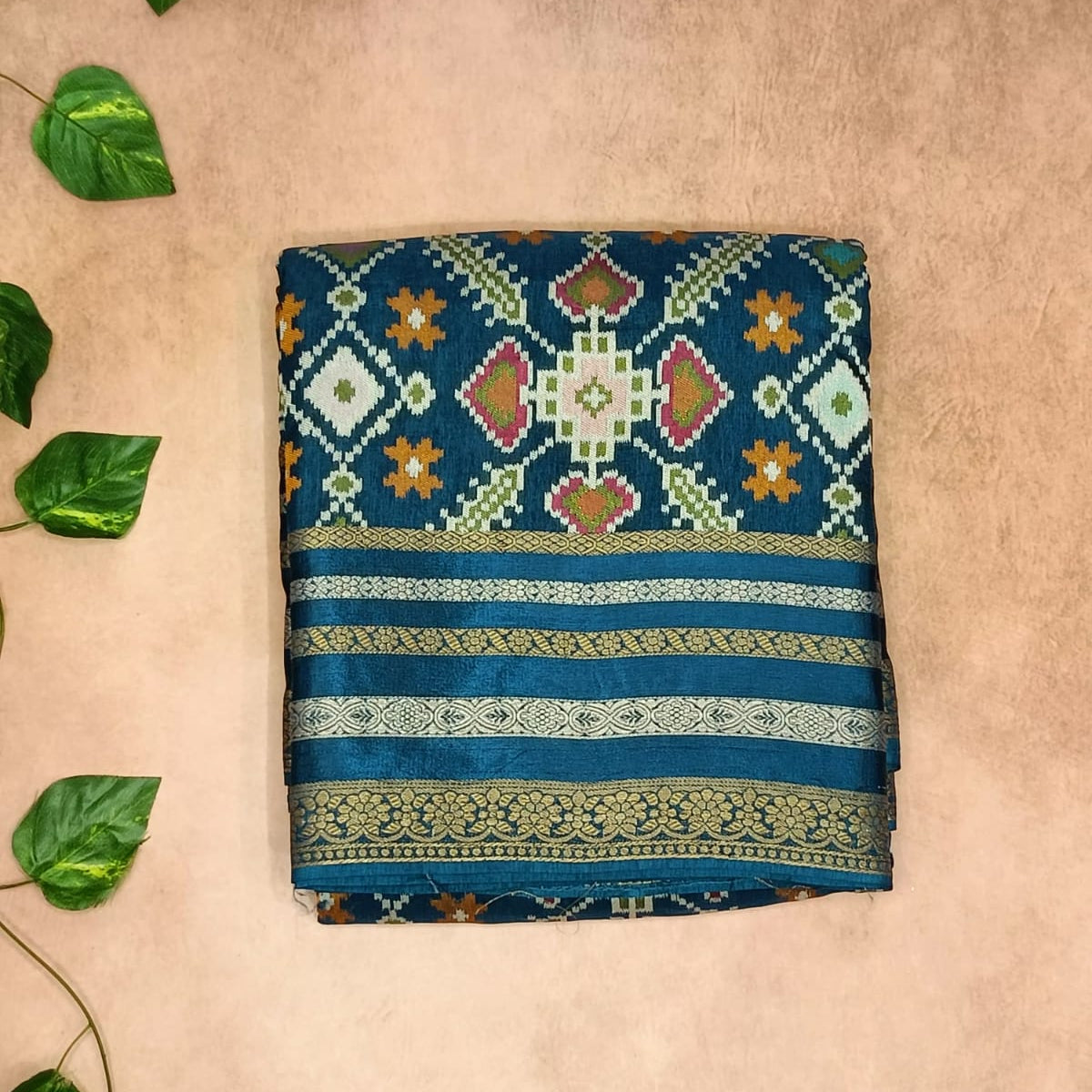 Patola Saree with Satin Border – Elegant Heritage Collection