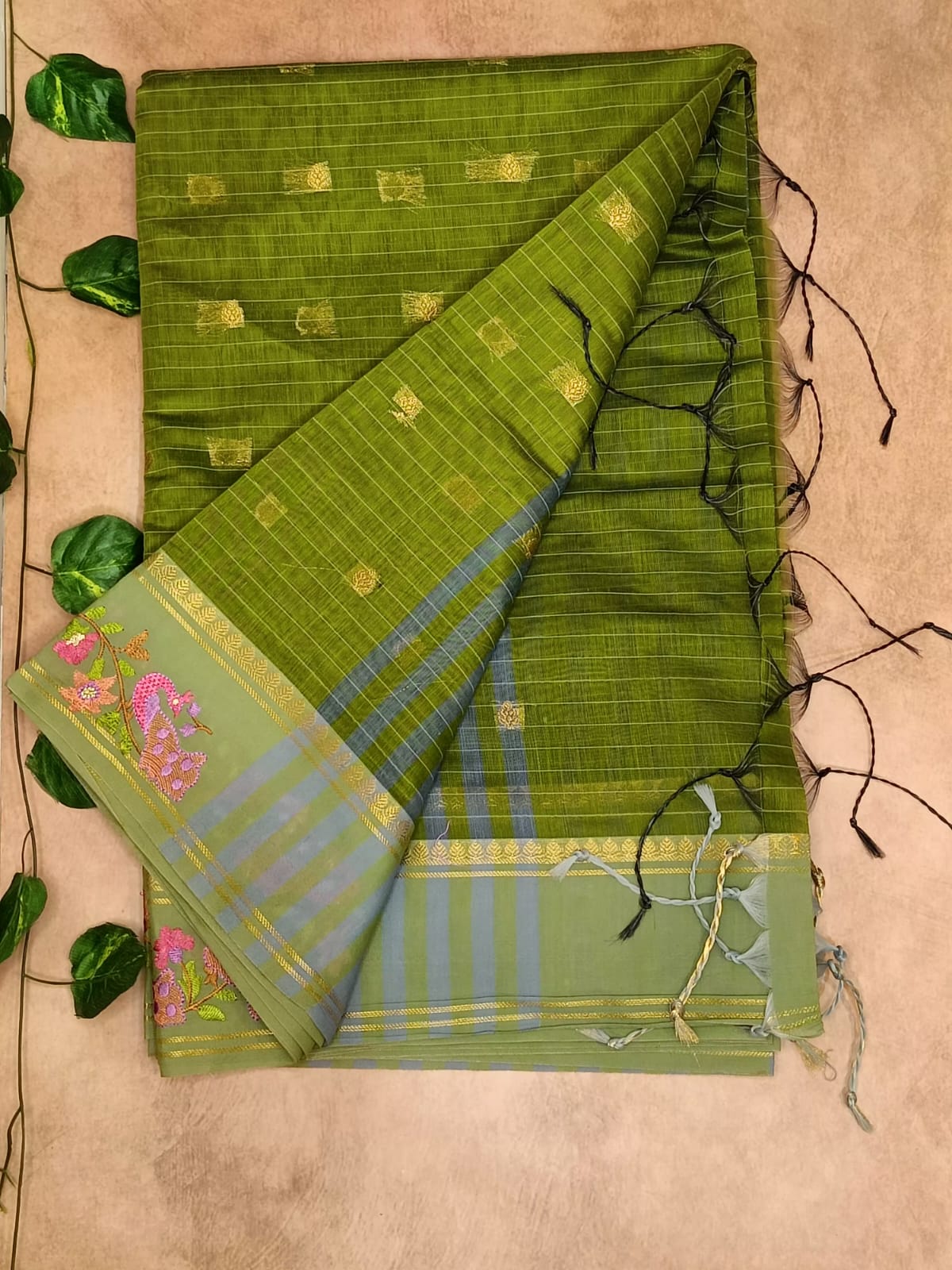Cotton Embroidery Saree – Elegant & Breathable Beauty