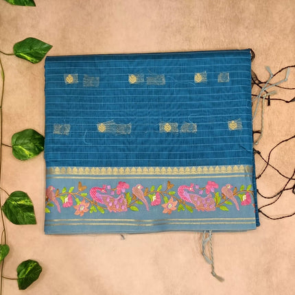 Cotton Embroidery Saree – Elegant & Breathable Beauty