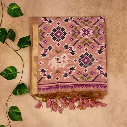 Cotton Patola Saree – Lightweight & Elegant