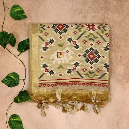 Cotton Patola Saree – Lightweight & Elegant