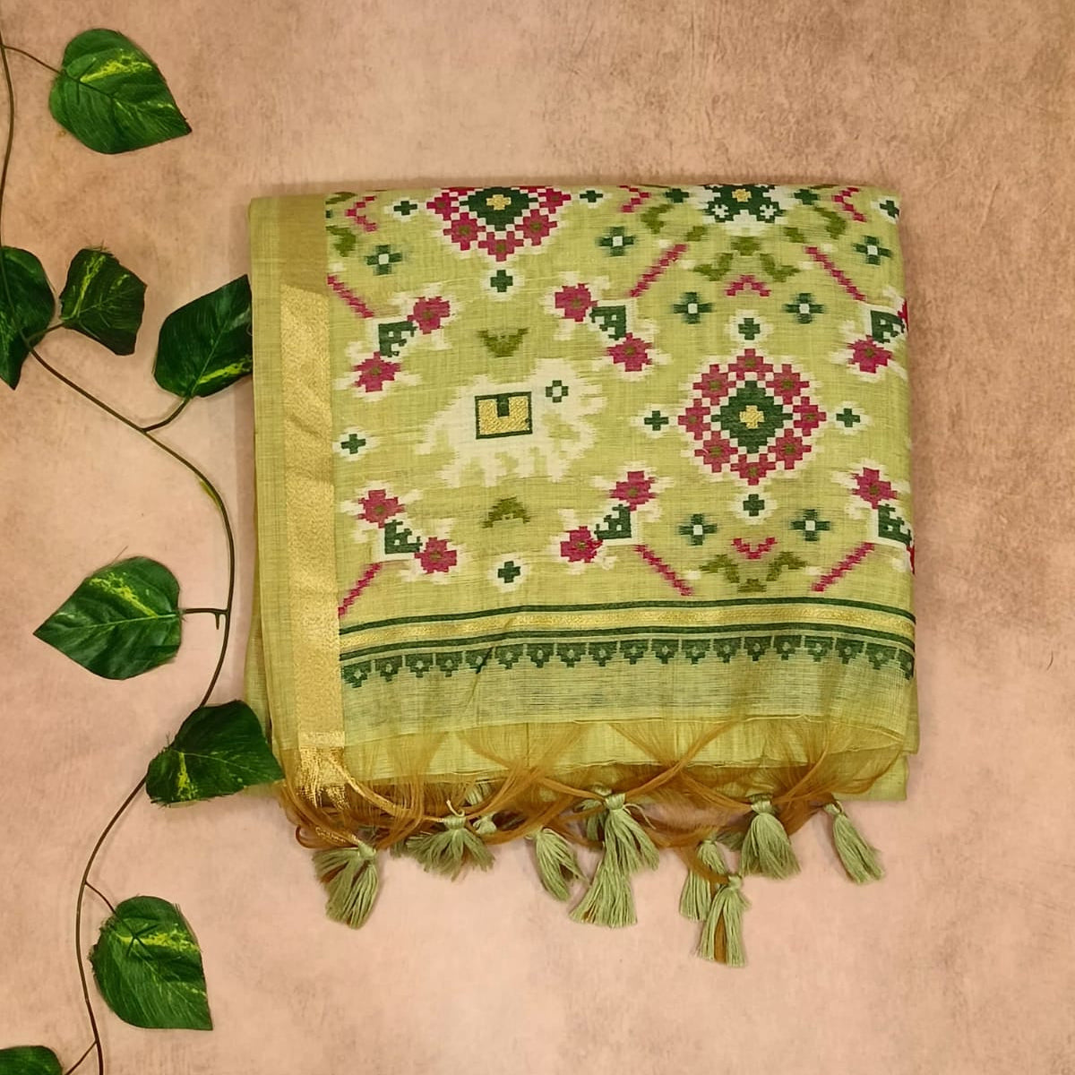 Cotton Patola Saree – Lightweight & Elegant