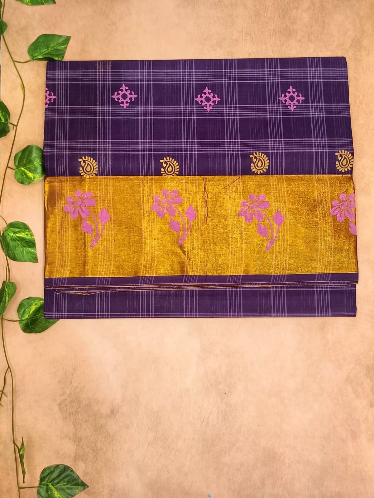 Semi Cotton Silk Stripes Saree