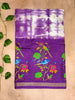 Elegant Purple Semi Dola Digital Printed Saree