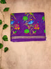 Elegant Purple Semi Dola Digital Printed Saree