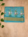 Synthetic Saree with Elegant Digital Floral Print