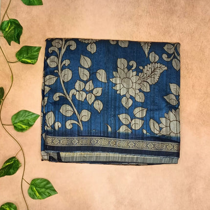 Elegant Printed Synthetic Saree