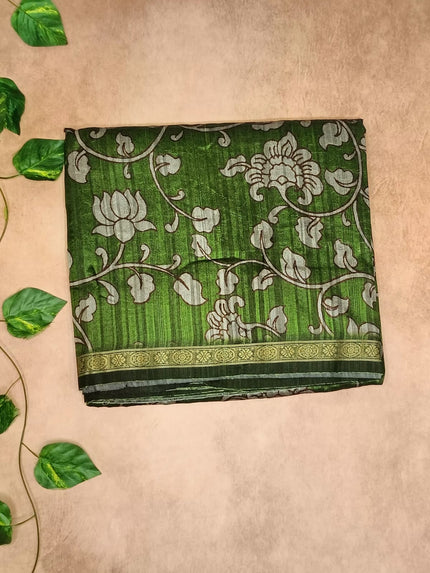 Elegant Printed Synthetic Saree