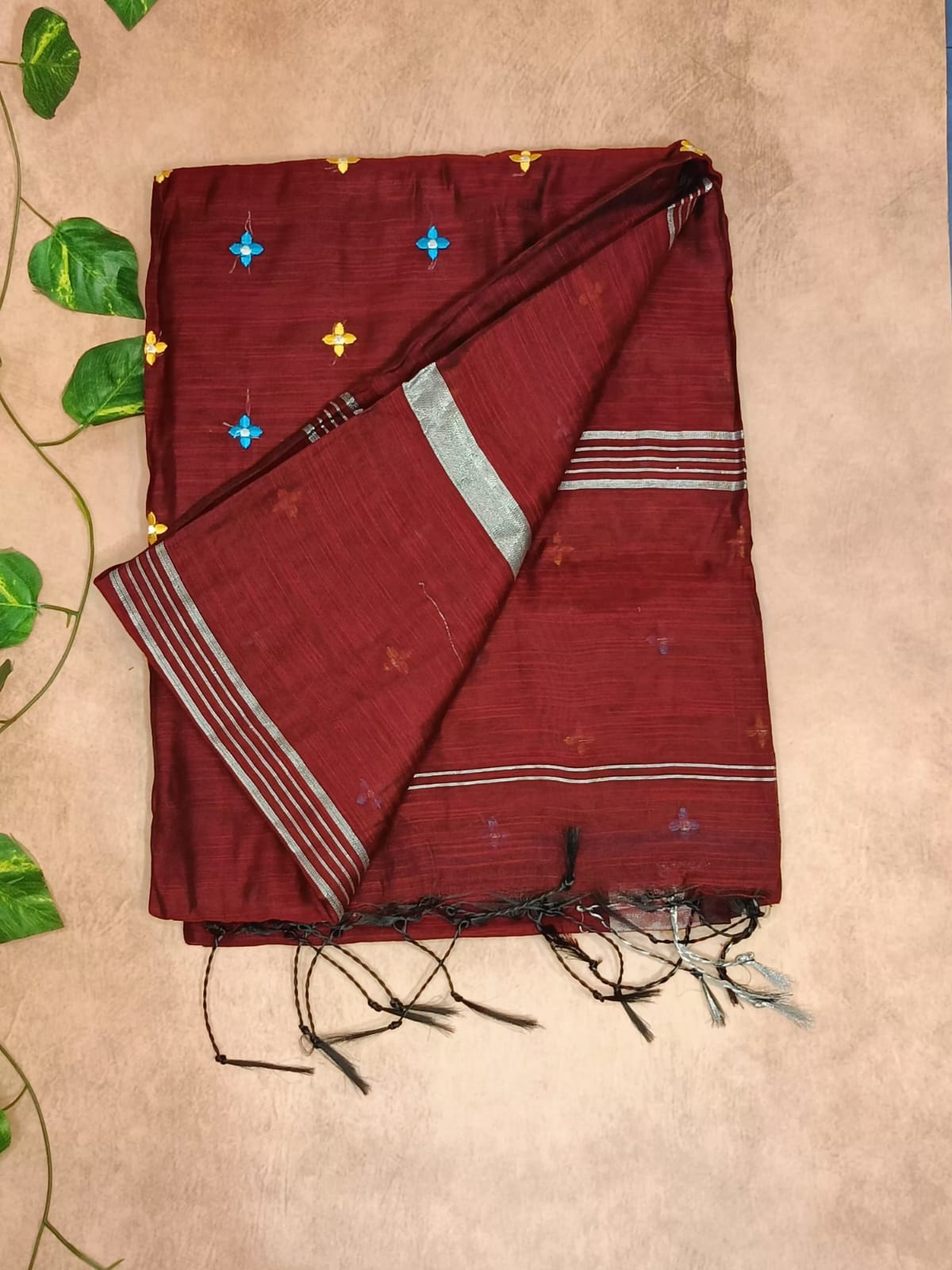 Handwork Mul Cotton Saree