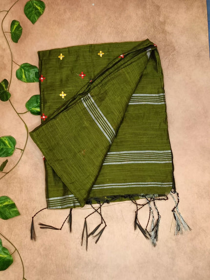 Handwork Mul Cotton Saree
