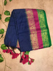 Cotton Saree with Elegant Nakshi Border