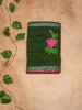 Lotus Mul Cotton Appliqué Work Saree