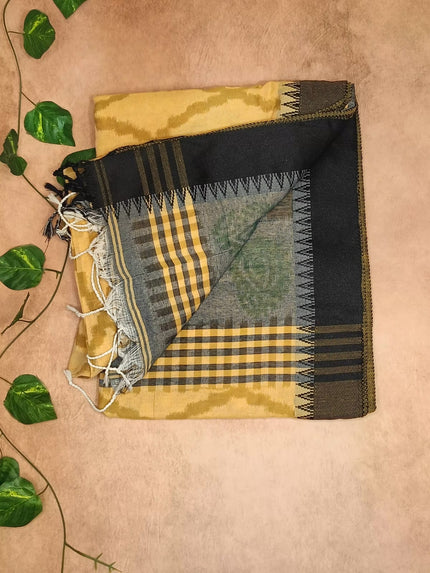 Gadwal Soft Silk Saree – Traditional Ikat Elegance