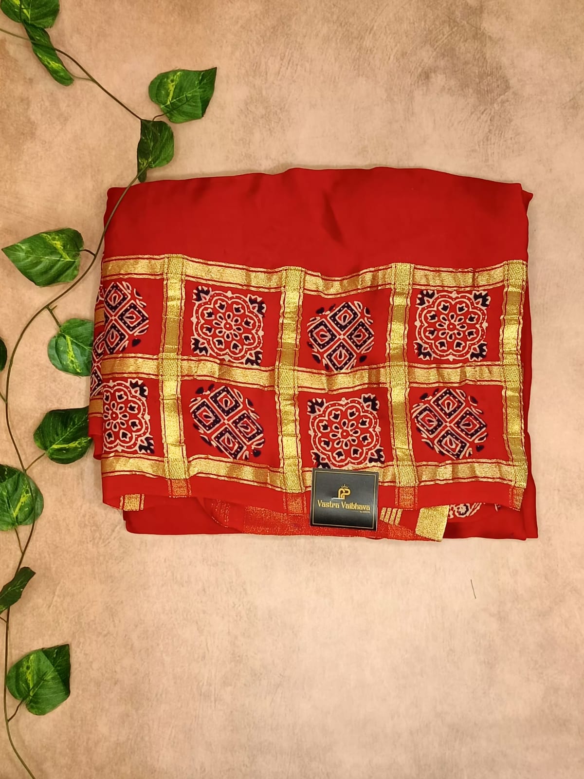 Pure Modal Silk Saree with Traditional Prints