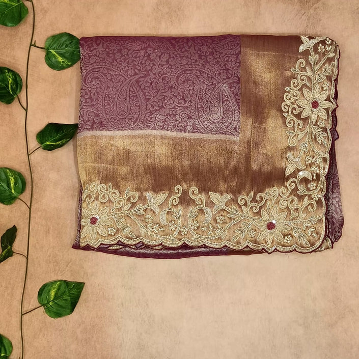 Pure Kanchi Brocket Silk Saree